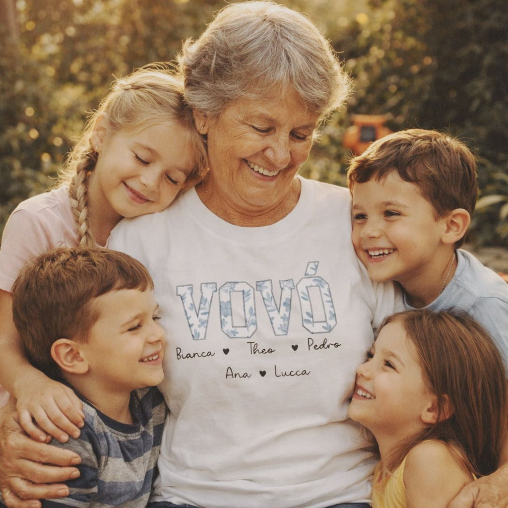 Camiseta Nomes que Abraçam