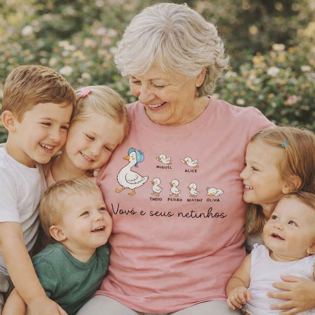 Camiseta Vovó e Seus Netinhos