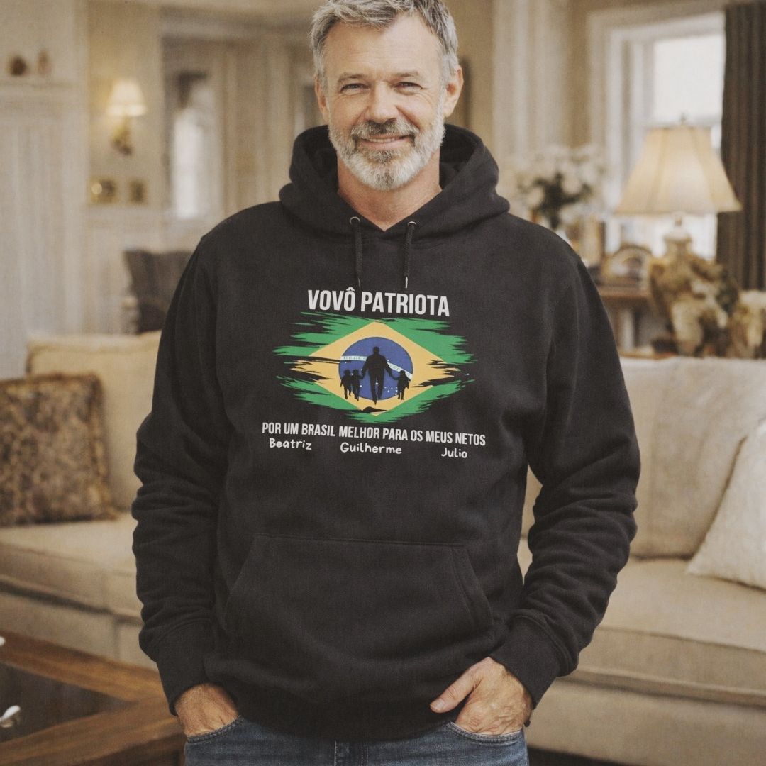 Por um Brasil melhor para meus netos - Hoodie
