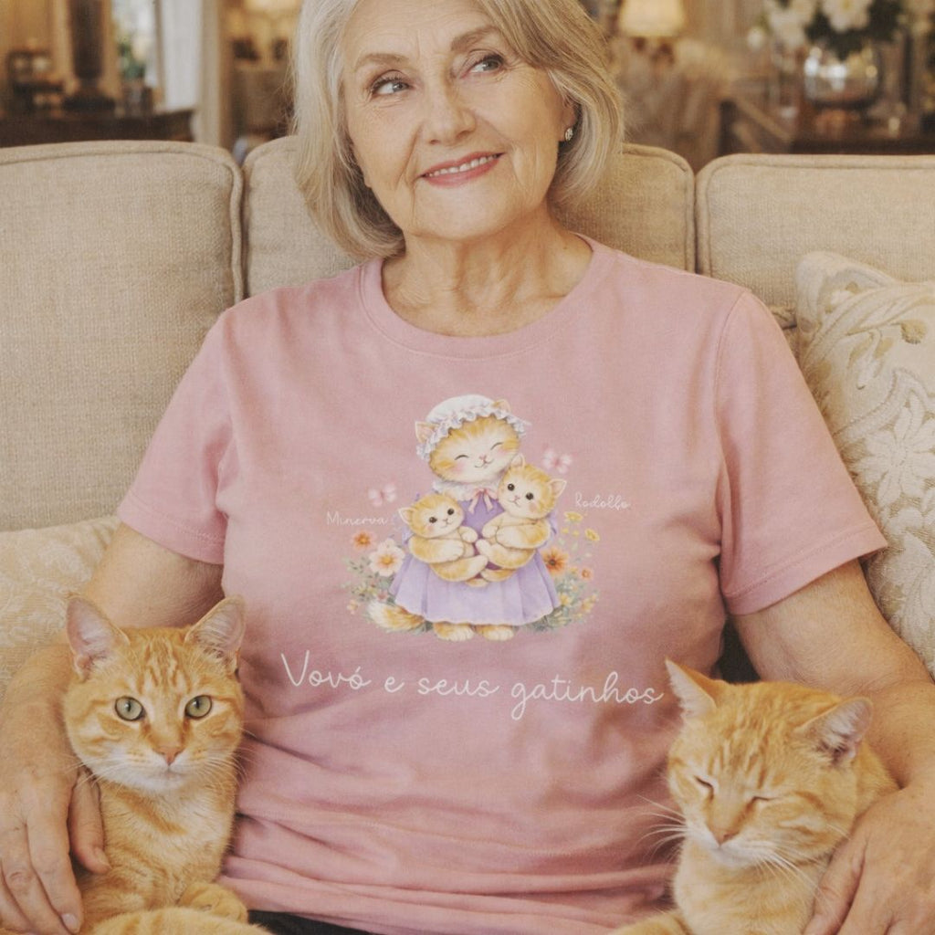 Vovó e seus netinhos - Gato