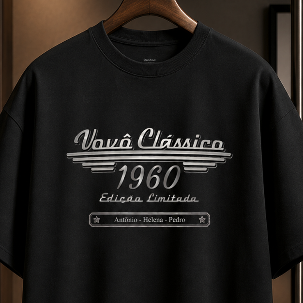 Vovô Clássico edição limitada - Oversized