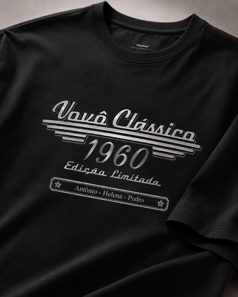 Vovô Clássico edição limitada - Oversized