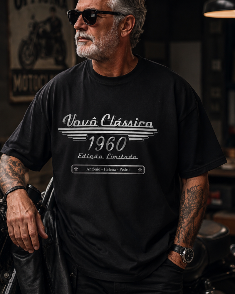 Vovô Clássico edição limitada - Oversized