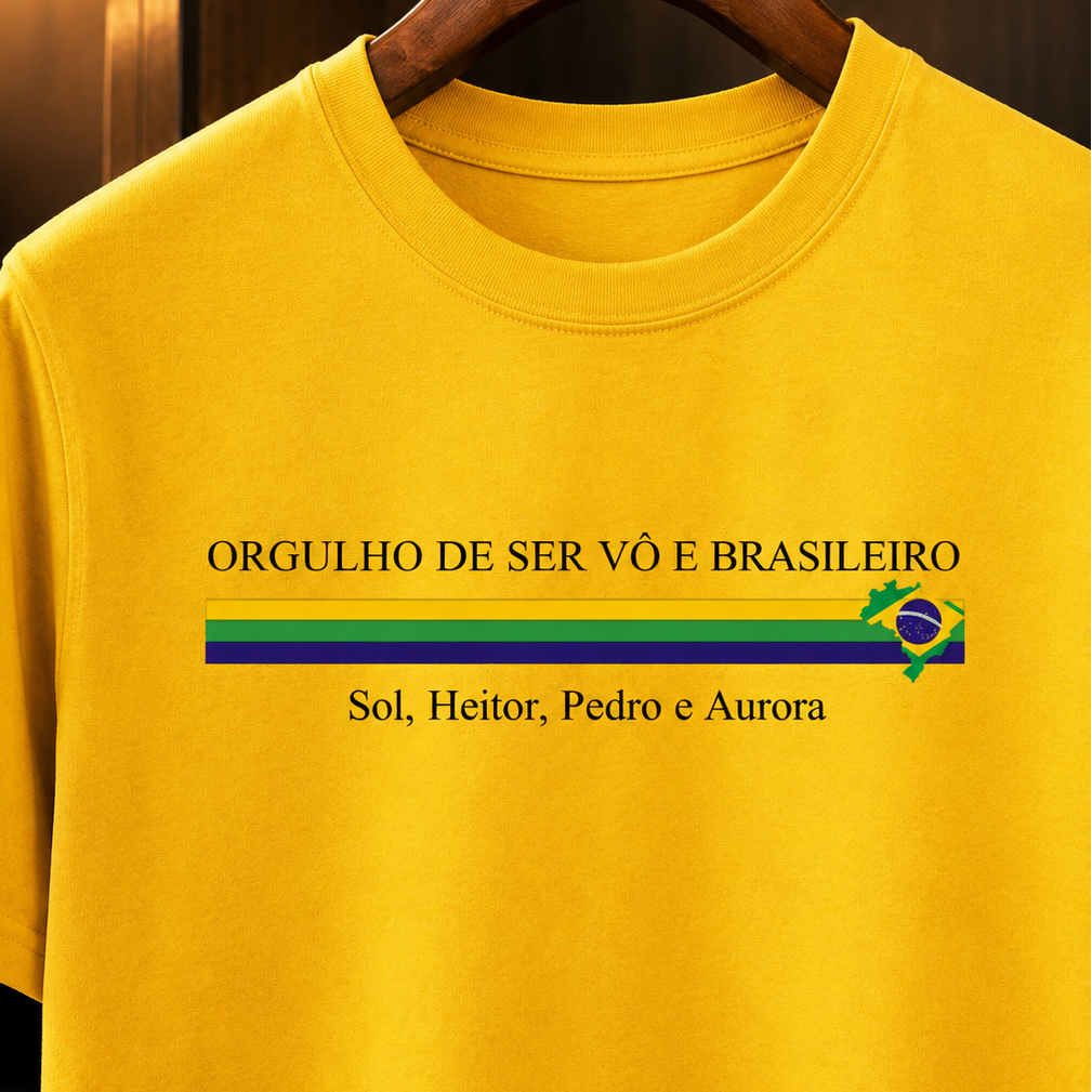Vovô Orgulhoso de ser Brasileiro 🇧🇷