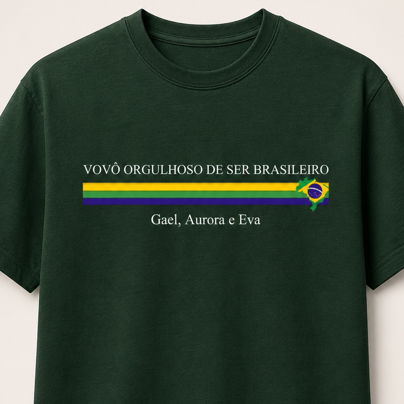 Vovô Orgulhoso de ser Brasileiro 🇧🇷